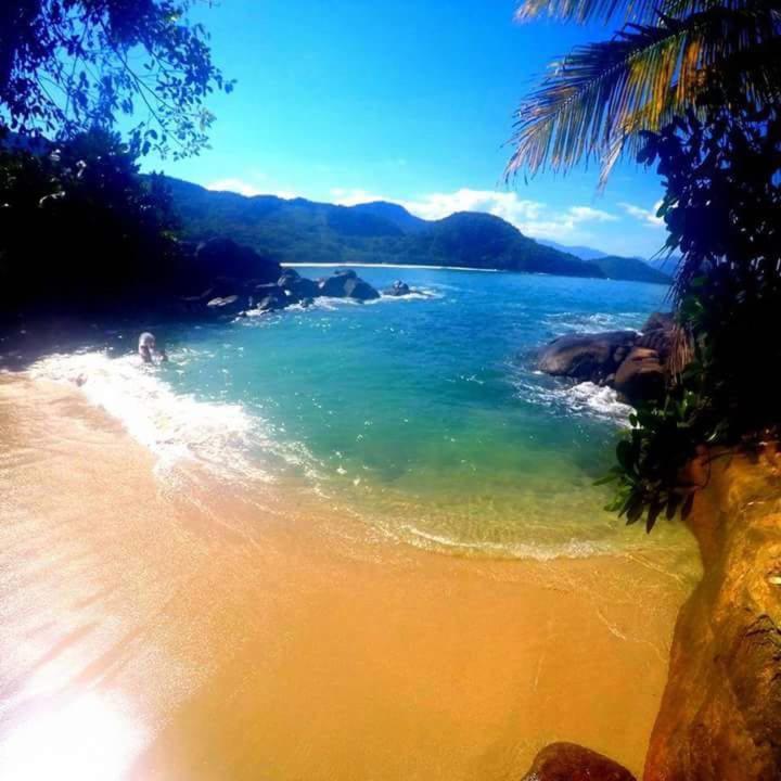 Chale Cantinho Albamar Ubatuba Buitenkant foto